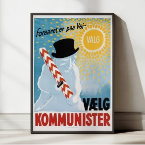 Danske Kommunister 1947 - Politisk valgplakat