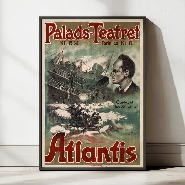Atlantis 1913 - Dansk filmplakat