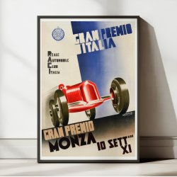 Monza Grand Prix 1933 - Motorsport - Plakat