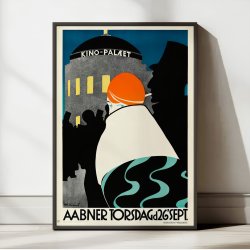 Kino-Palets bning 1918 - Plakat