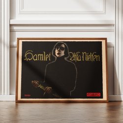 Hamlet 1920 - Asta Nielsen filmplakat