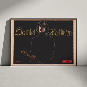 Hamlet 1920 - Asta Nielsen filmplakat