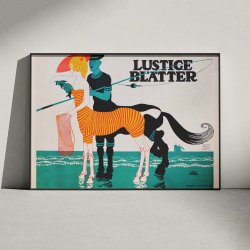 Lustige Bltter 1909 - Reklameplakat