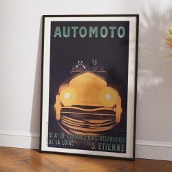 Automoto 1910 - Reklameplakat
