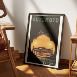 Automoto 1910 - Reklameplakat