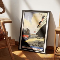 Transatlantique 1874 - Reklameplakat