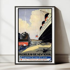 Transatlantique 1874 - Reklameplakat