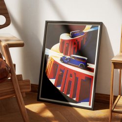Fiat 1900 - Reklameplakat