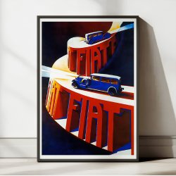 Fiat 1900 - Reklameplakat