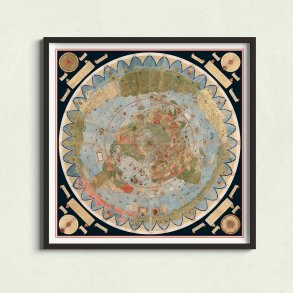 Verdenskort 1587 - Urbano Monti