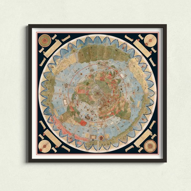 Verdenskort 1587 - Urbano Monti