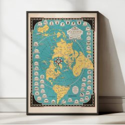 Luftfartens historie 1944 - Plakat