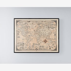 Verdens vidundere - Plakat - 6650 cm