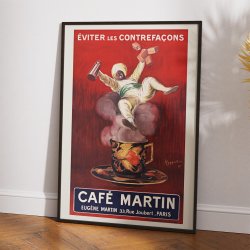 Caf Martin 1900 - Reklameplakat