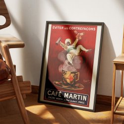 Caf Martin 1900 - Reklameplakat