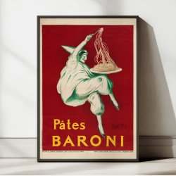 Ptes Baroni 1921 - Reklameplakat
