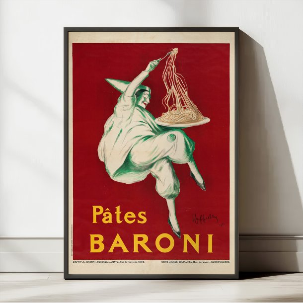 Ptes Baroni 1921 - Reklameplakat