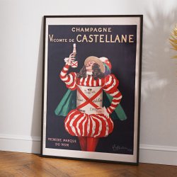 Champagne Castellane 1922 - Reklameplakat