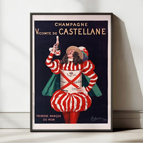 Champagne Castellane 1922 - Reklameplakat