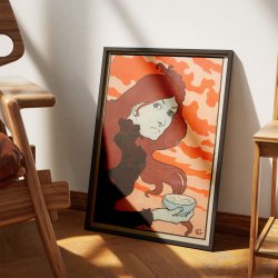 La Vitrioleuse 1894 - Kunstplakat