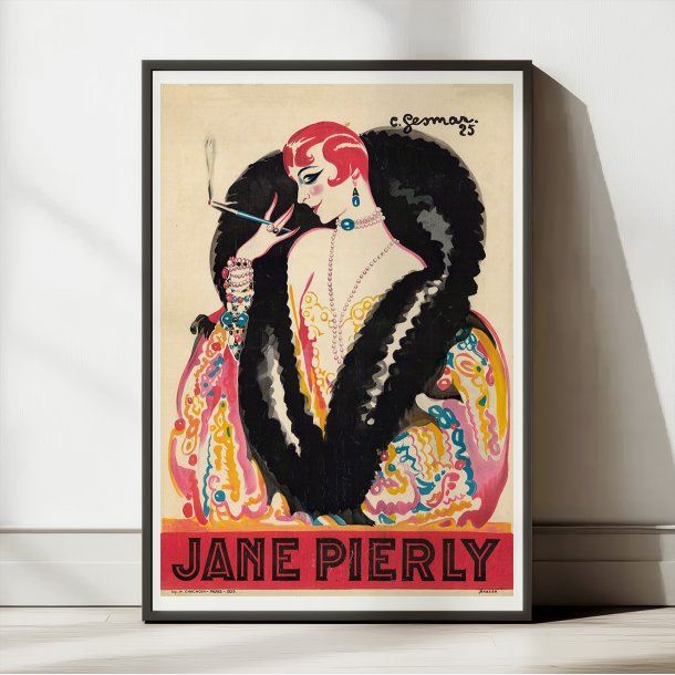 Jane Pierly 1925 - Teaterplakat