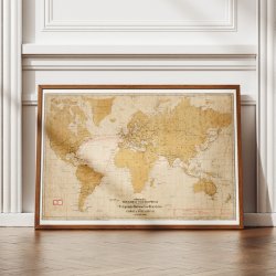 Telgrafo Submarino - Kort &amp; reklameplakat