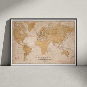 Telgrafo Submarino - Kort & reklameplakat