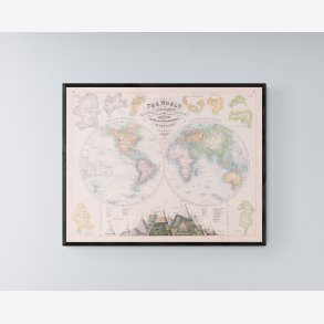 Verden i hjder 1849 - Plakat - 7560 cm