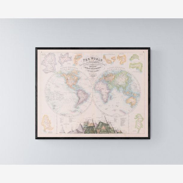 Verden i hjder 1849 - Plakat - 7560 cm