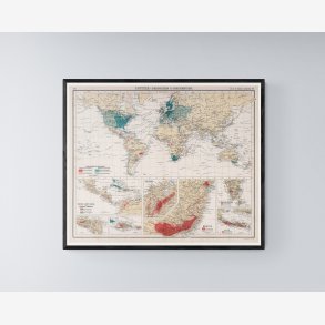 Kaffe i verden 1907 - Plakat - 7563 cm