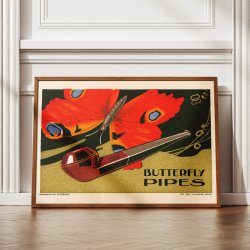 Butterfly Pipes - Reklameplakat