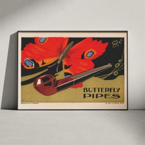 Butterfly Pipes - Reklameplakat
