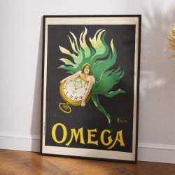 Omega ur 1910 - Reklameplakat