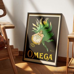 Omega ur 1910 - Reklameplakat