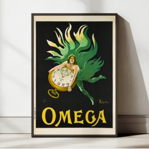 Omega ur 1910 - Reklameplakat