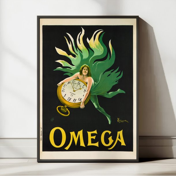 Omega ur 1910 - Reklameplakat