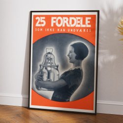 Nilfisk 1935 - Dansk reklameplakat