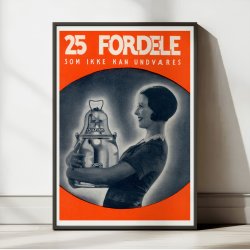 Nilfisk 1935 - Dansk reklameplakat