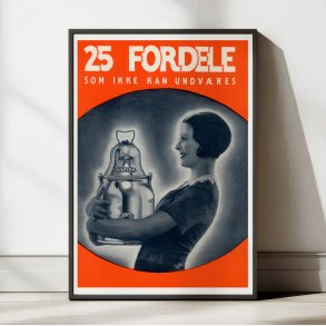 Nilfisk 1935 - Dansk reklameplakat