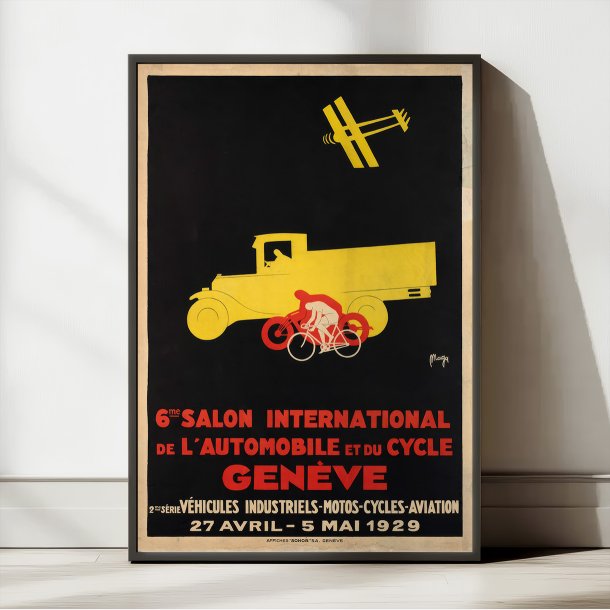Motorshow Genve 1929 - Plakat