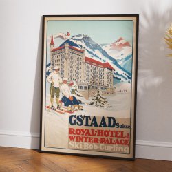 Gstaad Royal-Hotel - Reklameplakat