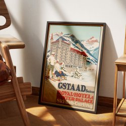 Gstaad Royal-Hotel - Reklameplakat