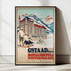 Gstaad Royal-Hotel - Reklameplakat