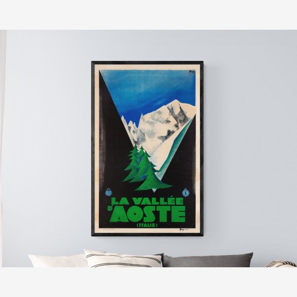 Aosta Valley 1931 - Plakat - 7547 cm