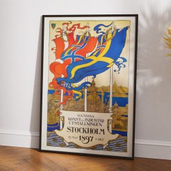 Stockholm Udstilling 1897 - Plakat