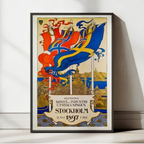 Stockholm Udstilling 1897 - Plakat