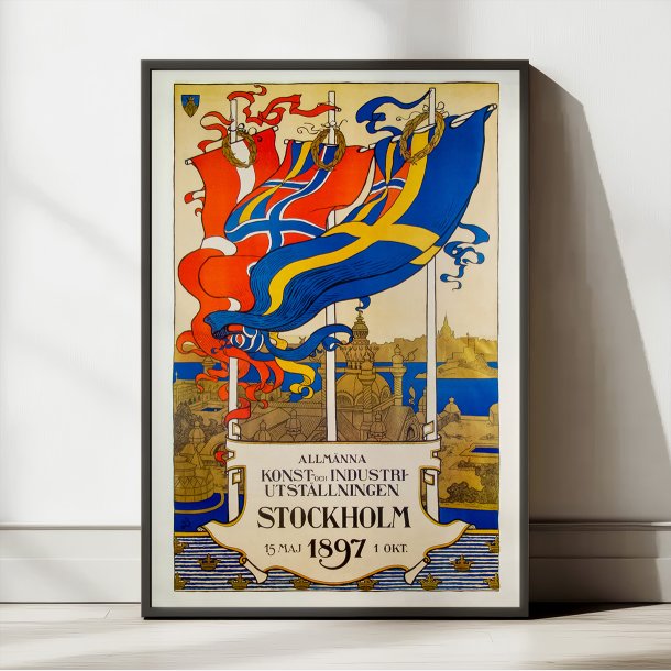 Stockholm Udstilling 1897 - Plakat