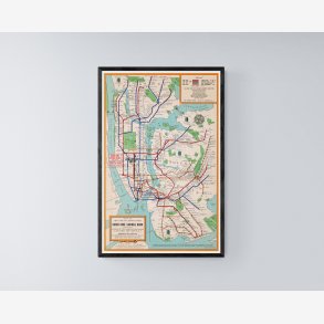 New York Subway - Plakat - 4670 cm