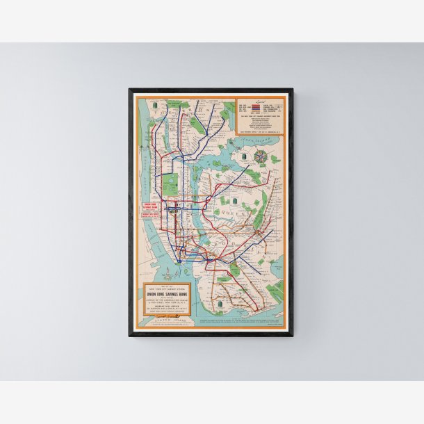 New York Subway - Plakat - 4670 cm