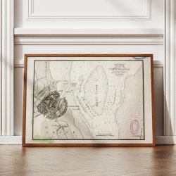 Slaget om Kbenhavn 1801 - Historisk bykort